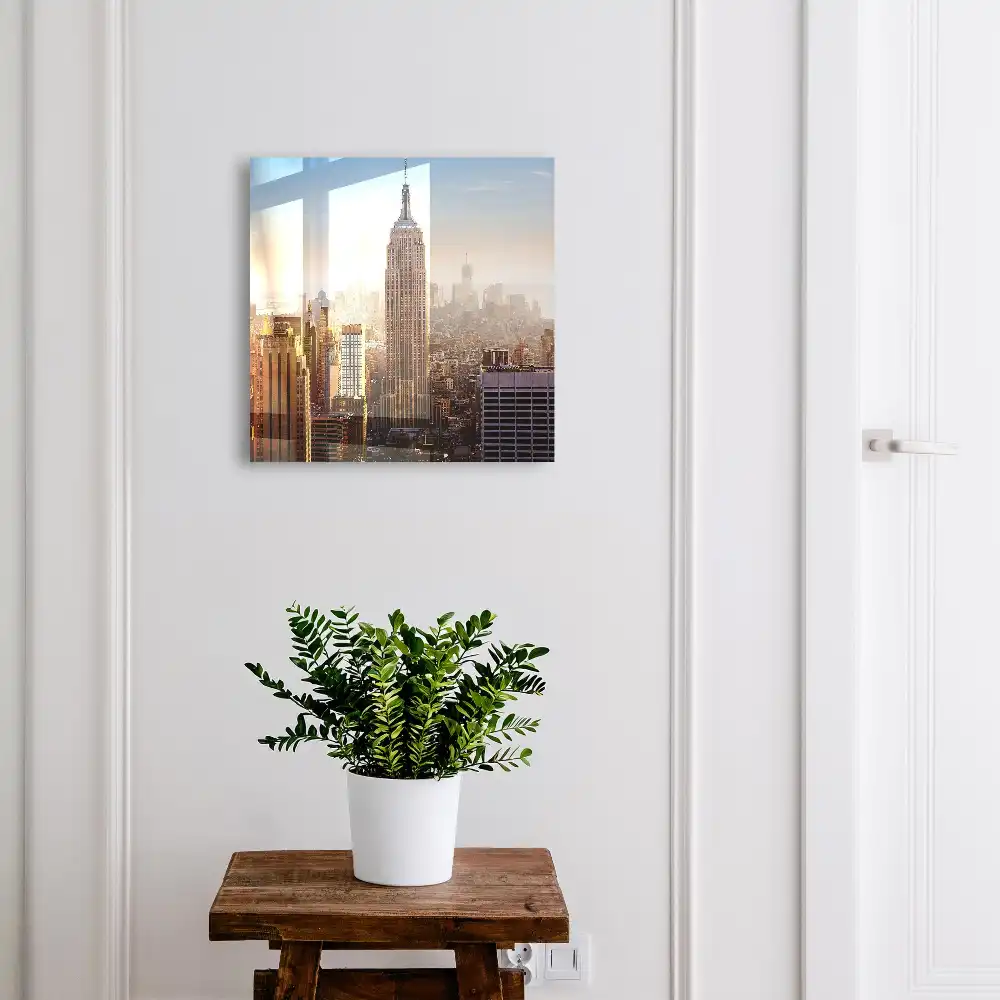 Armoire à clés une vue magnifique sur le paysage urbain
