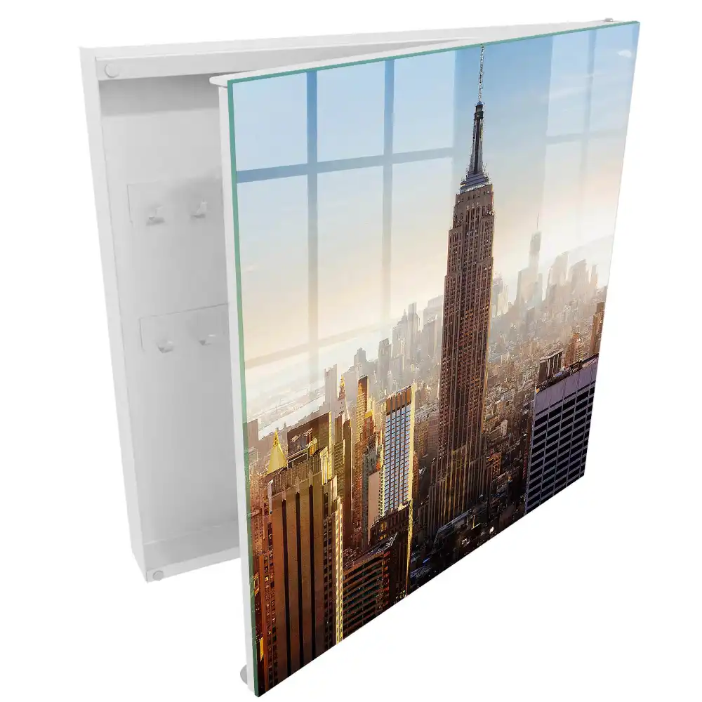 Armoire à clés une vue magnifique sur le paysage urbain
