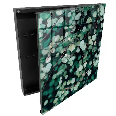 Armoire à clés les feuilles vertes créent un motif dense et apaisant