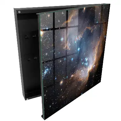 Boîte à clés un espace cosmique époustouflant rempli d'étoiles