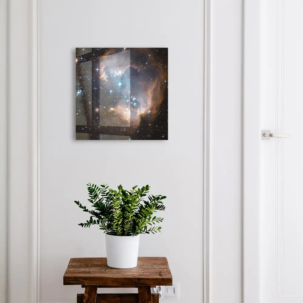 Boîte à clés un espace cosmique époustouflant rempli d'étoiles