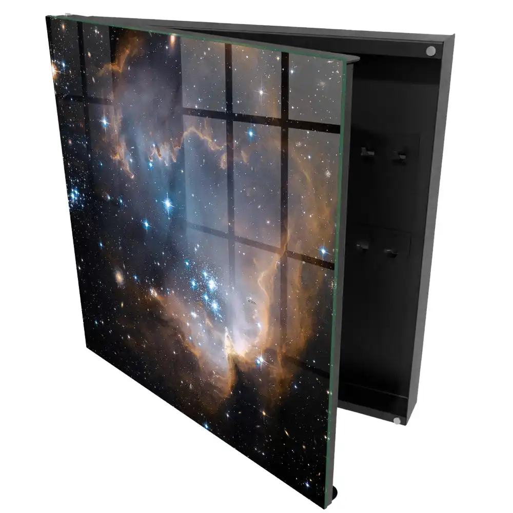 Boîte à clés un espace cosmique époustouflant rempli d'étoiles