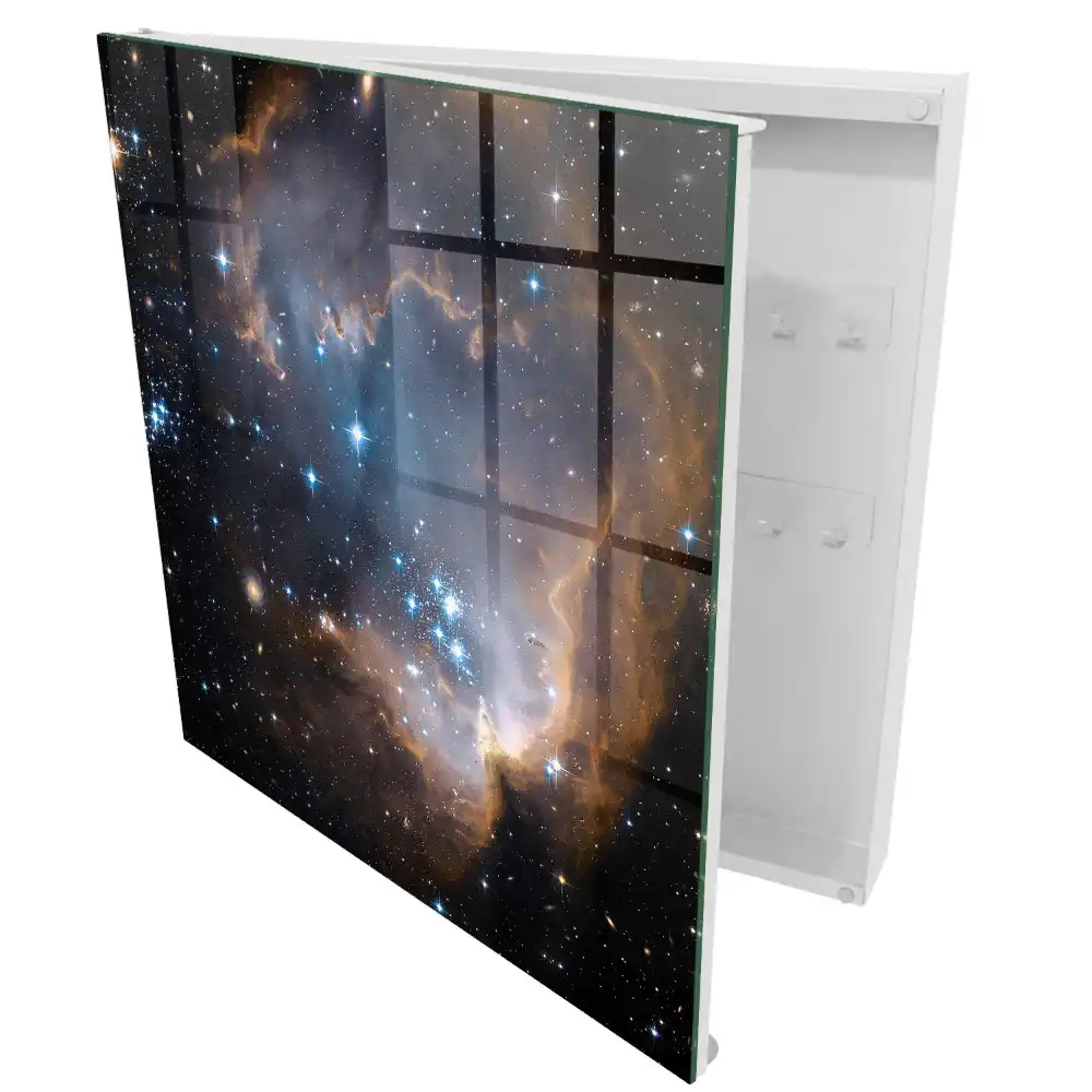 Boîte à clés un espace cosmique époustouflant rempli d'étoiles