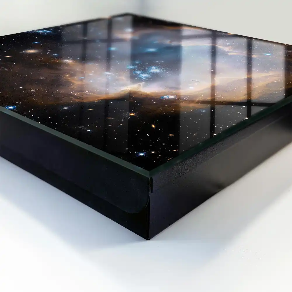 Boîte à clés un espace cosmique époustouflant rempli d'étoiles