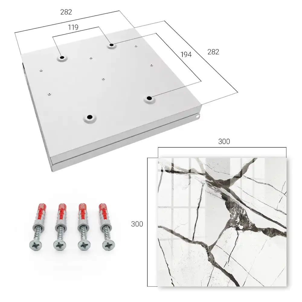 Boîte à clés lignes efficaces et contrastes de gris