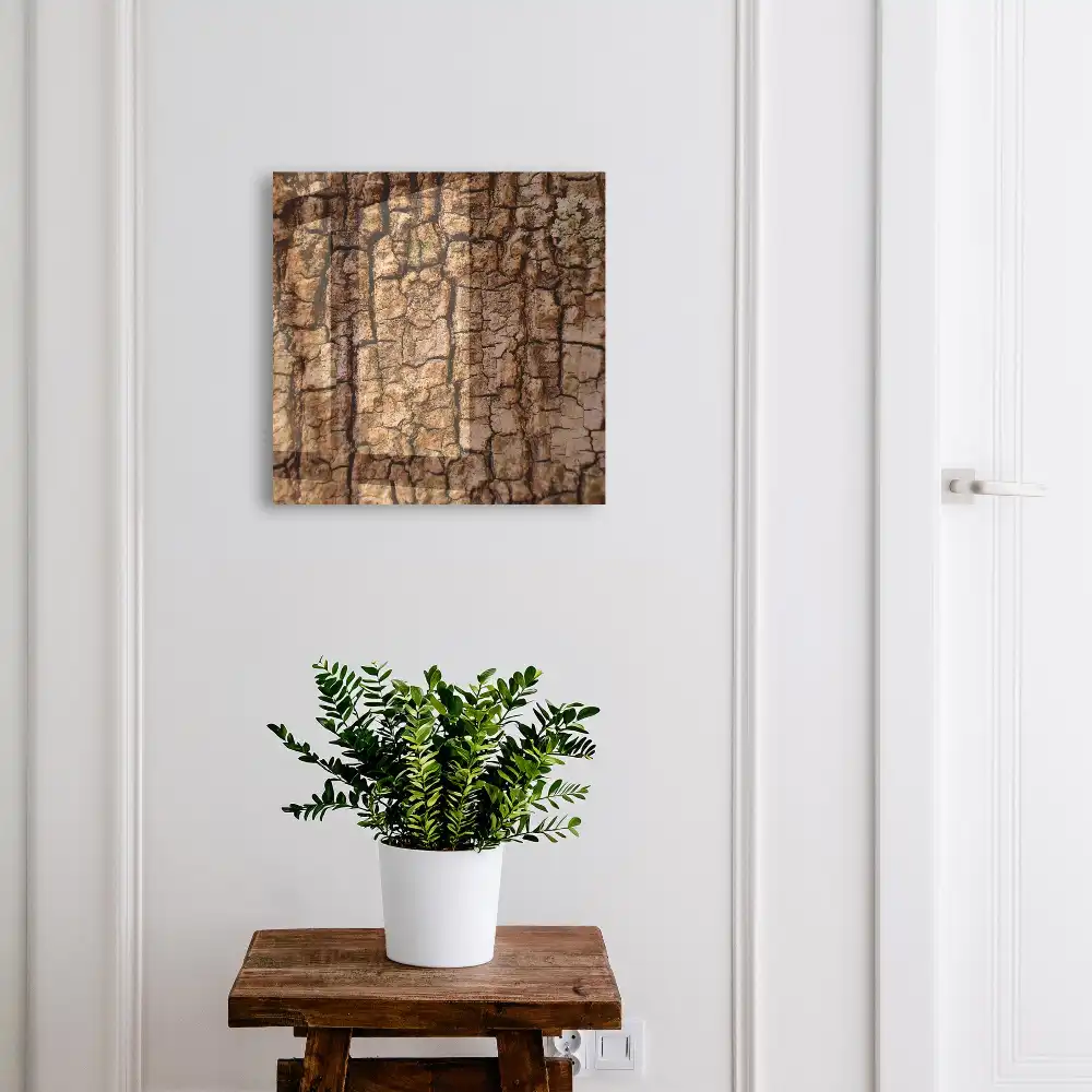 Boîte à clés texture de bois riche avec un motif naturel