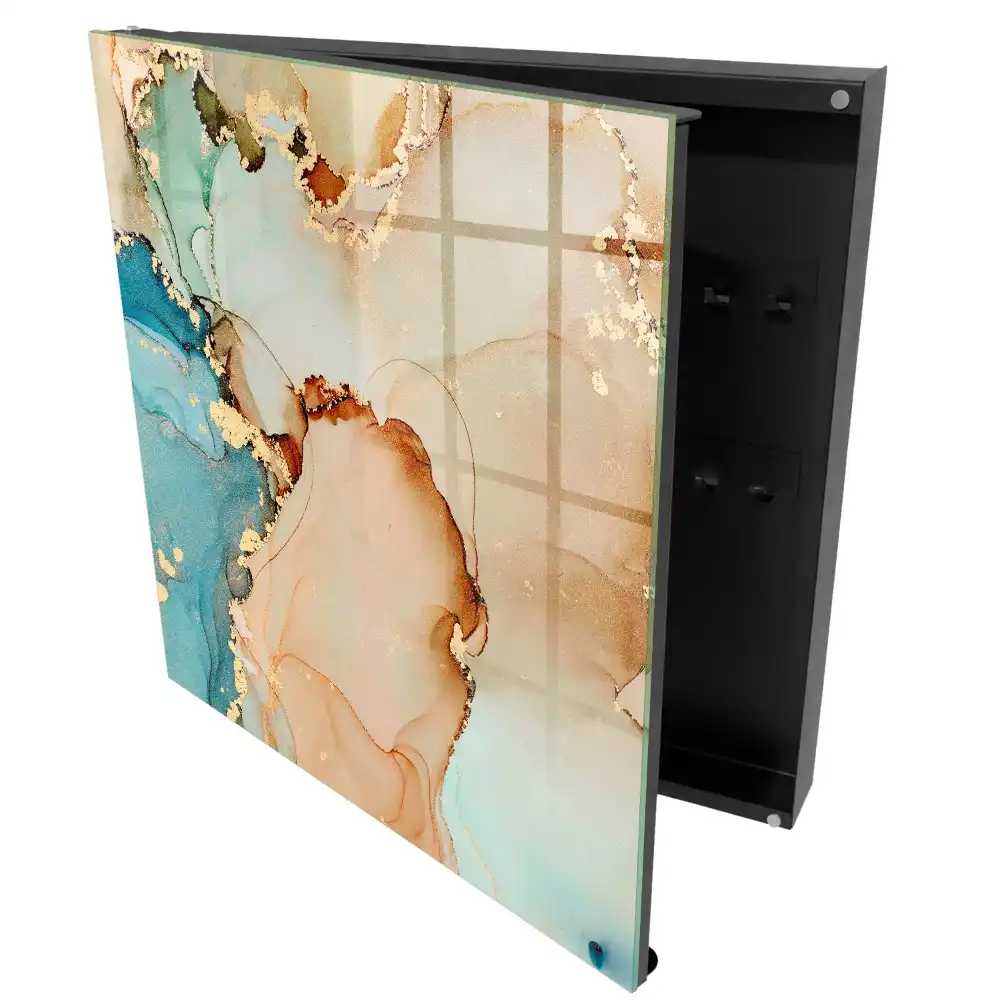 Armoire à clés des couleurs sensuelles et des lignes fluides enchantent