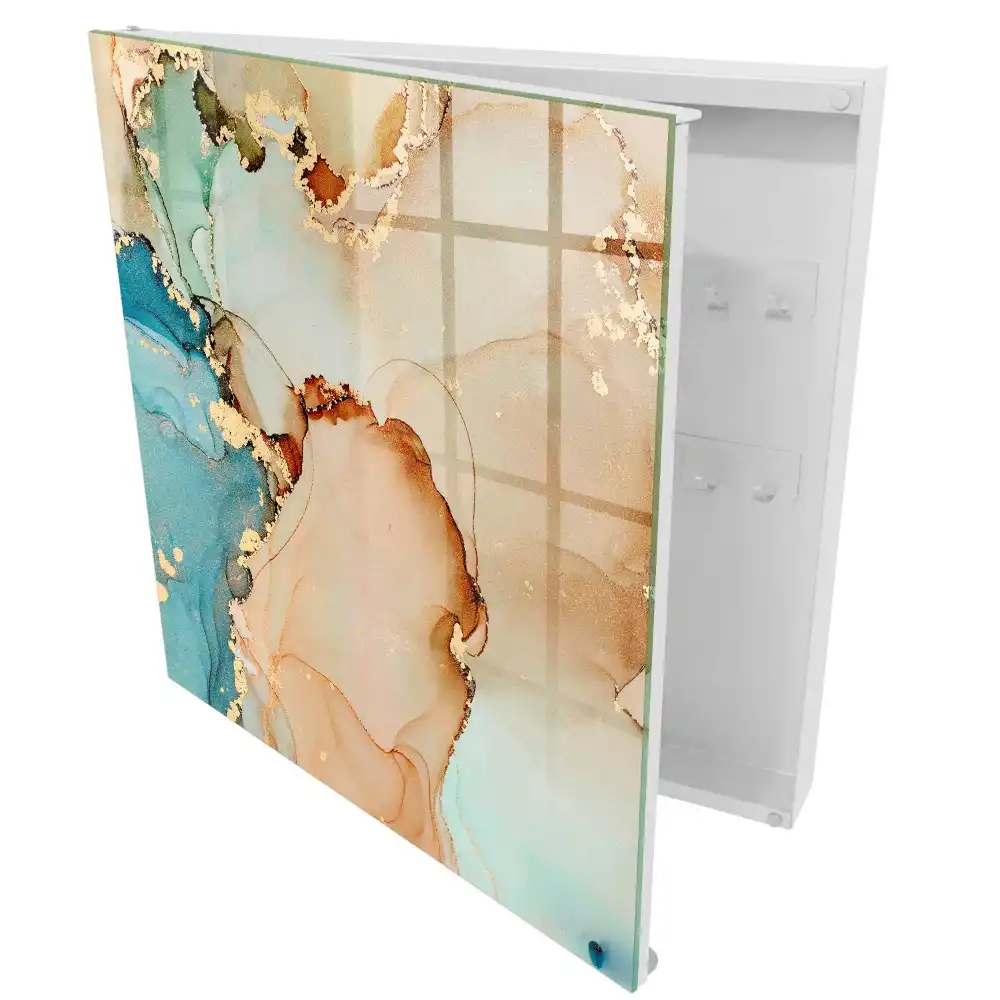 Armoire à clés des couleurs sensuelles et des lignes fluides enchantent