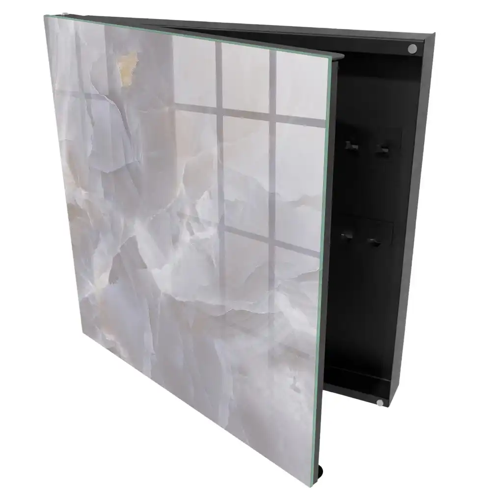 Armoire à clés texture abstraite dans des tons de gris