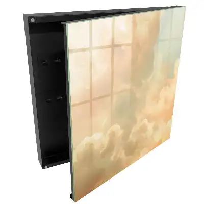 Armoire à clés des nuages ​​dans un ciel pastel une paix sans nuages