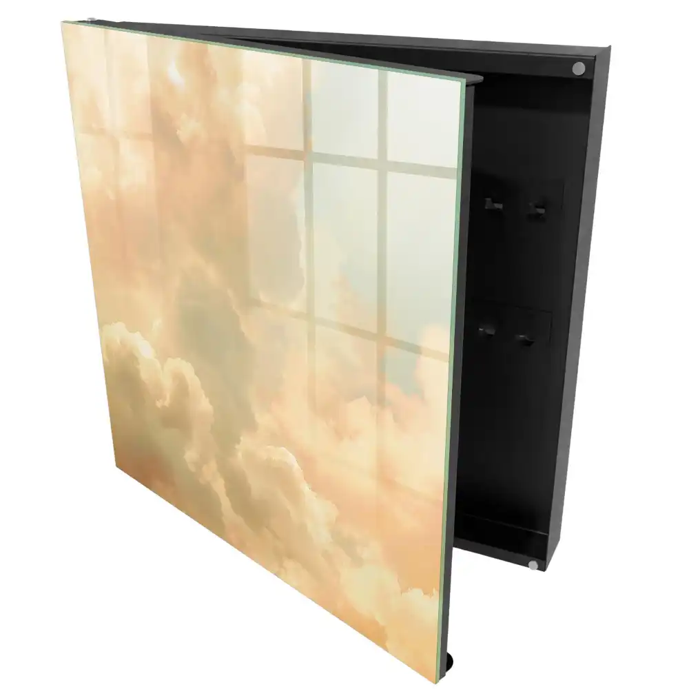 Armoire à clés des nuages ​​dans un ciel pastel une paix sans nuages