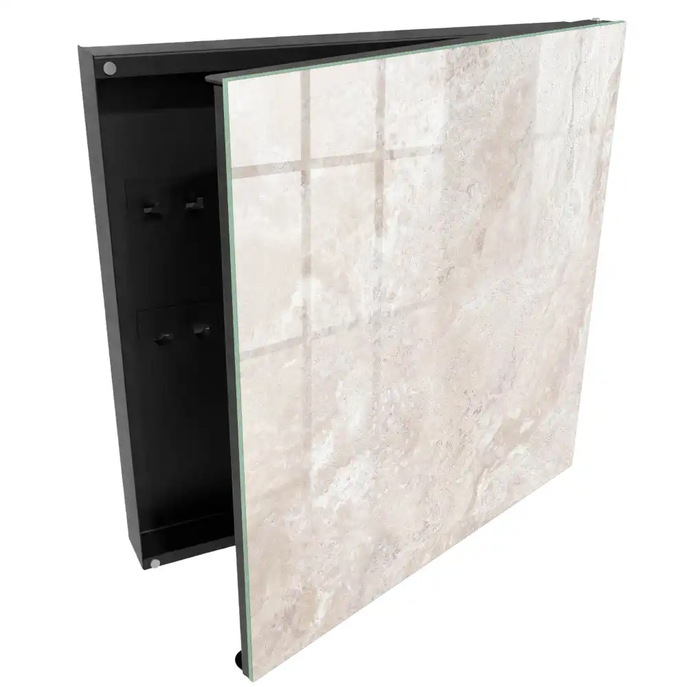 Armoire à clés des motifs subtils dans des tons beiges