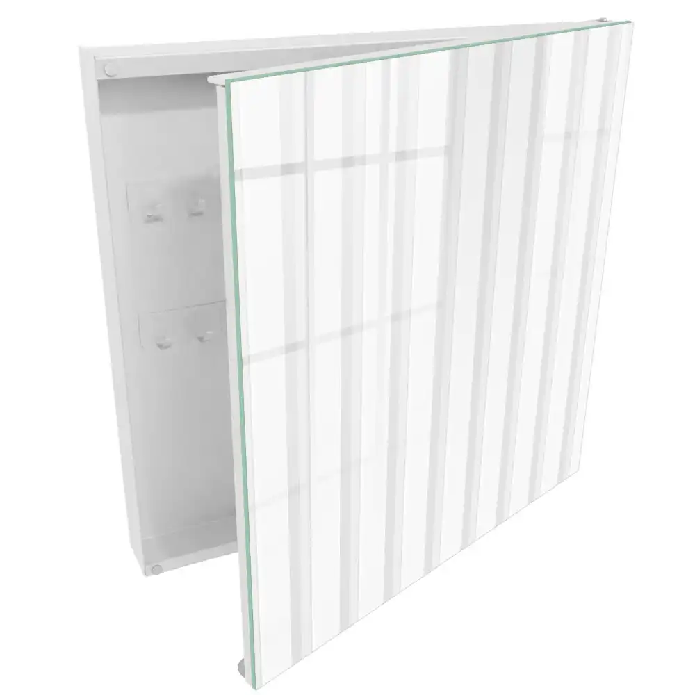Boîte à clés rayures verticales grises dans un style minimaliste