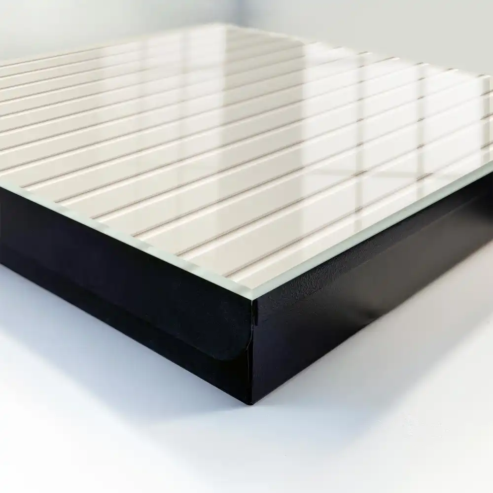 Armoire à clés lignes beiges sur fond clair