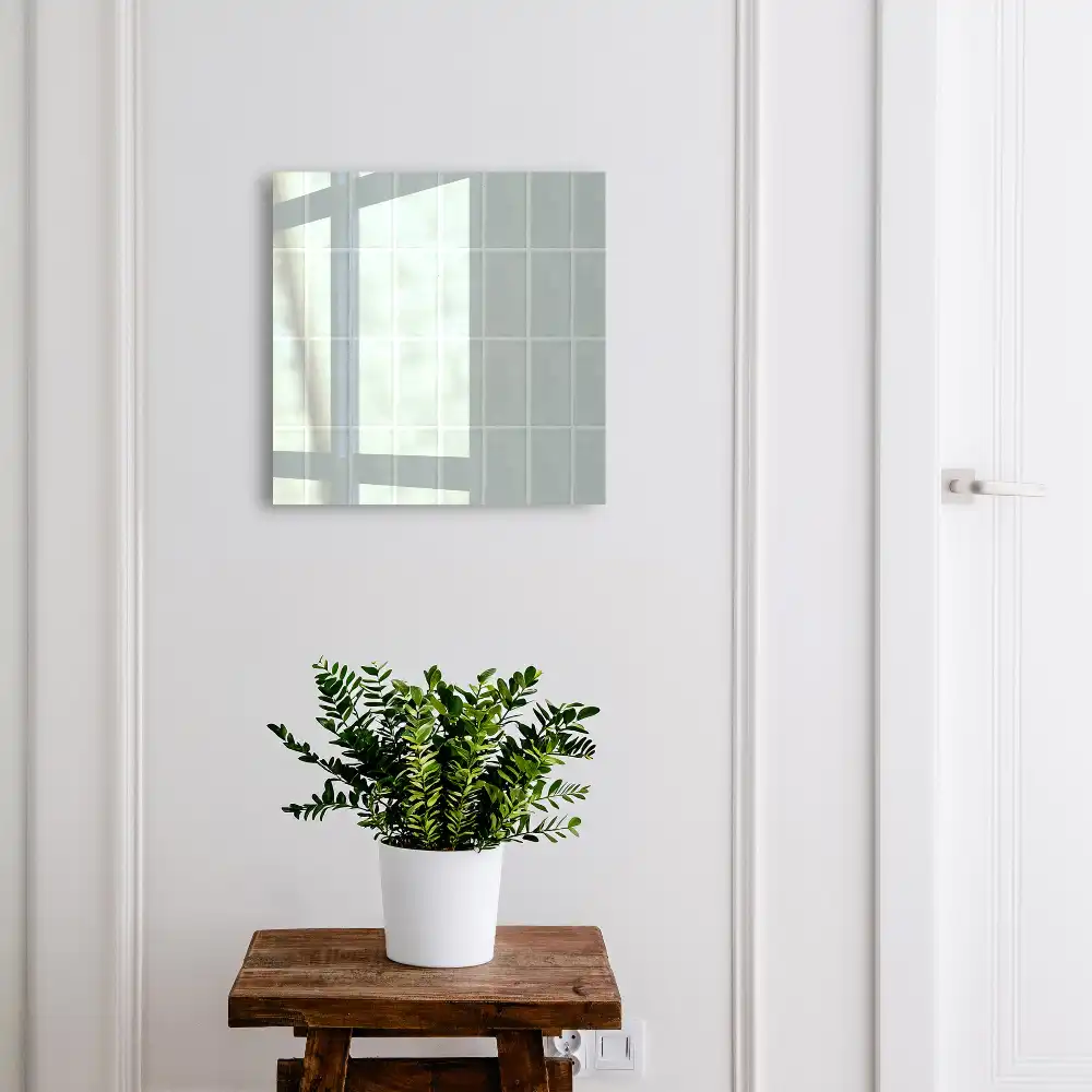 Armoire à clés une rangée de carreaux rectangulaires aux tons discrets