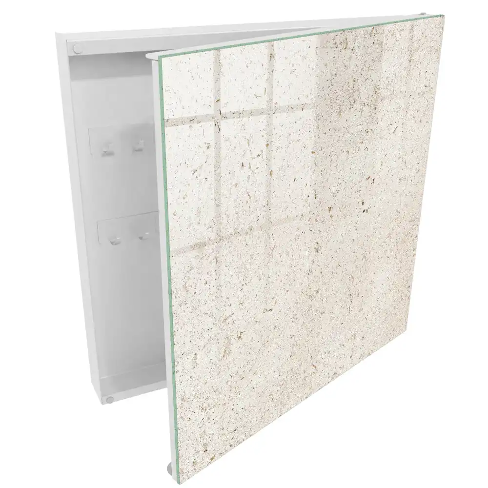Armoire à clés des textures beiges délicates au caractère naturel