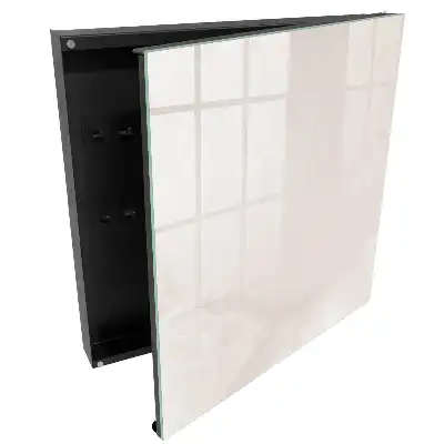 Boîte à clés structure beige avec une touche d'élégance