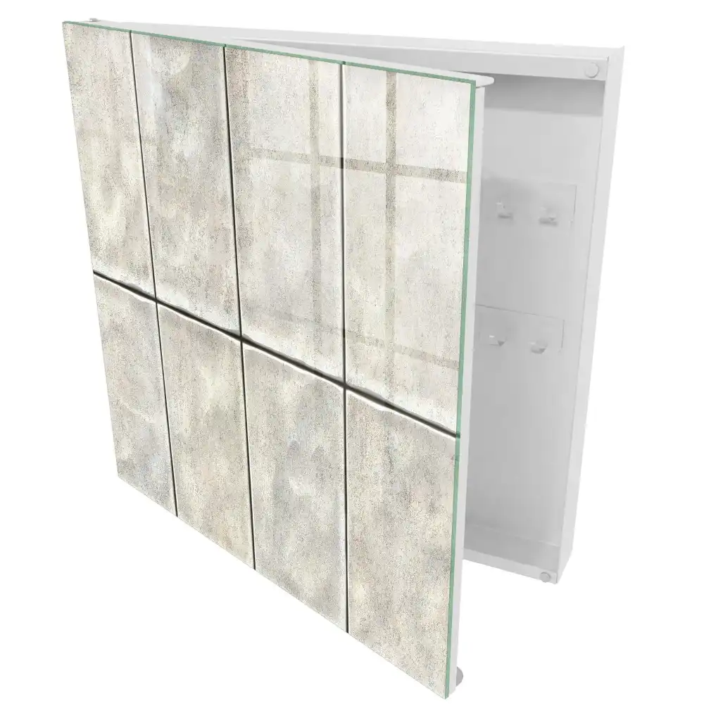 Armoire à clés texture de carrelage aux délicates nuances de gris