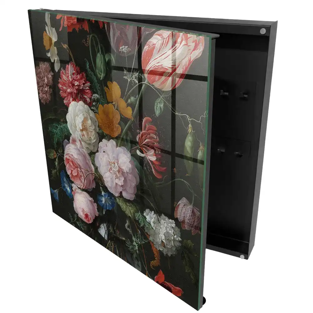 Armoire à clés un magnifique arrangement floral plein de vie