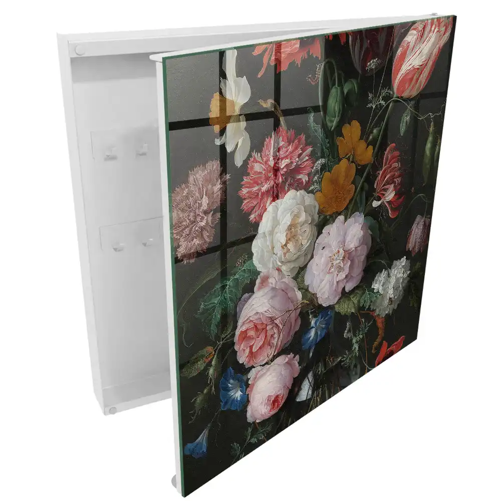 Armoire à clés un magnifique arrangement floral plein de vie