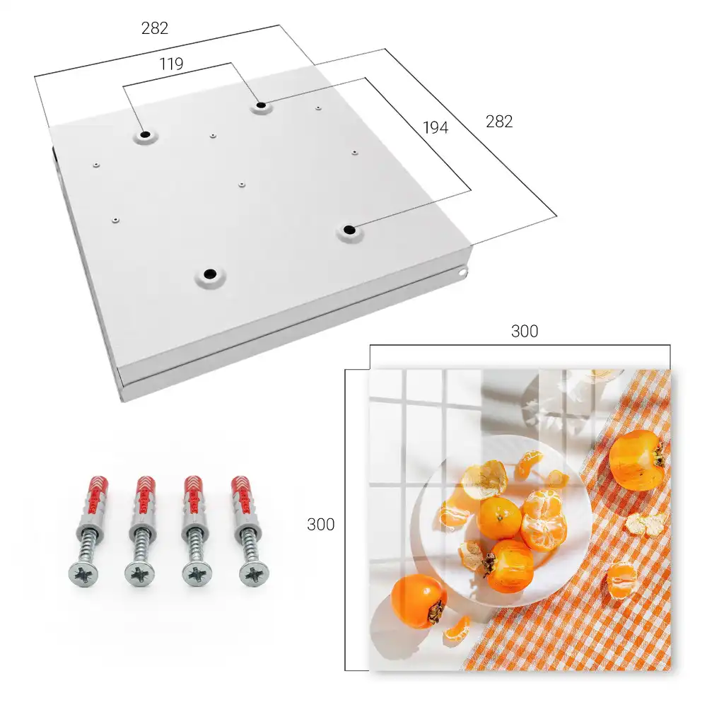 Armoire à clés un motif de fruit juteux plein d'énergie