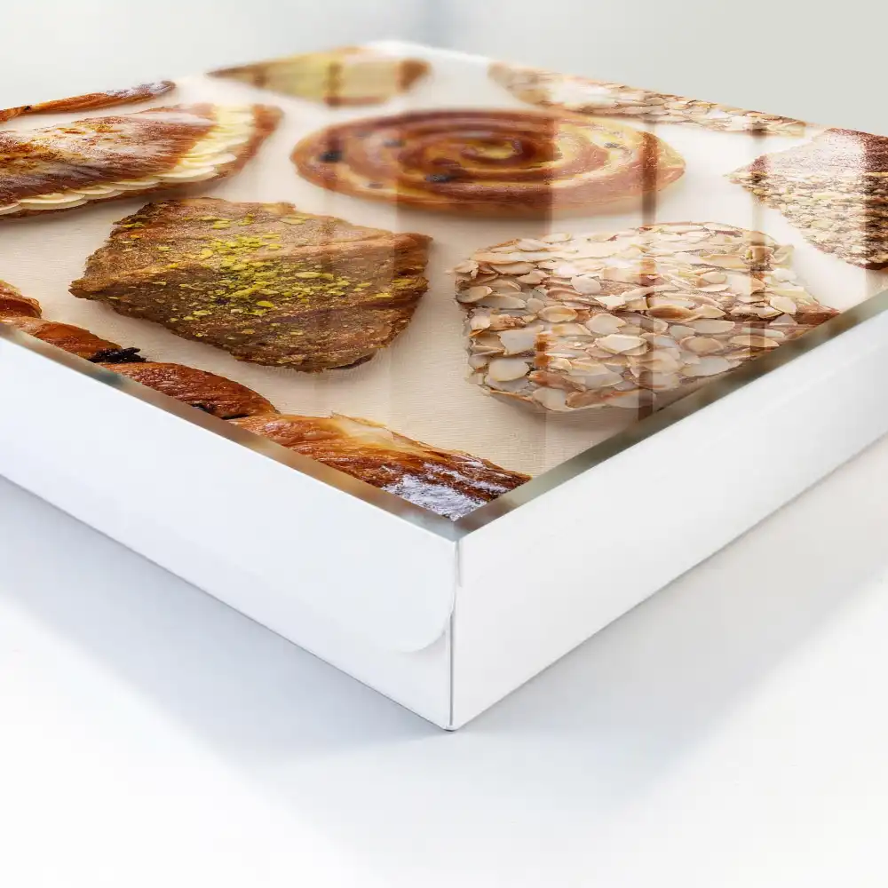Boîte à clés murale les pâtisseries à la crème et aux amandes sont délicieuses