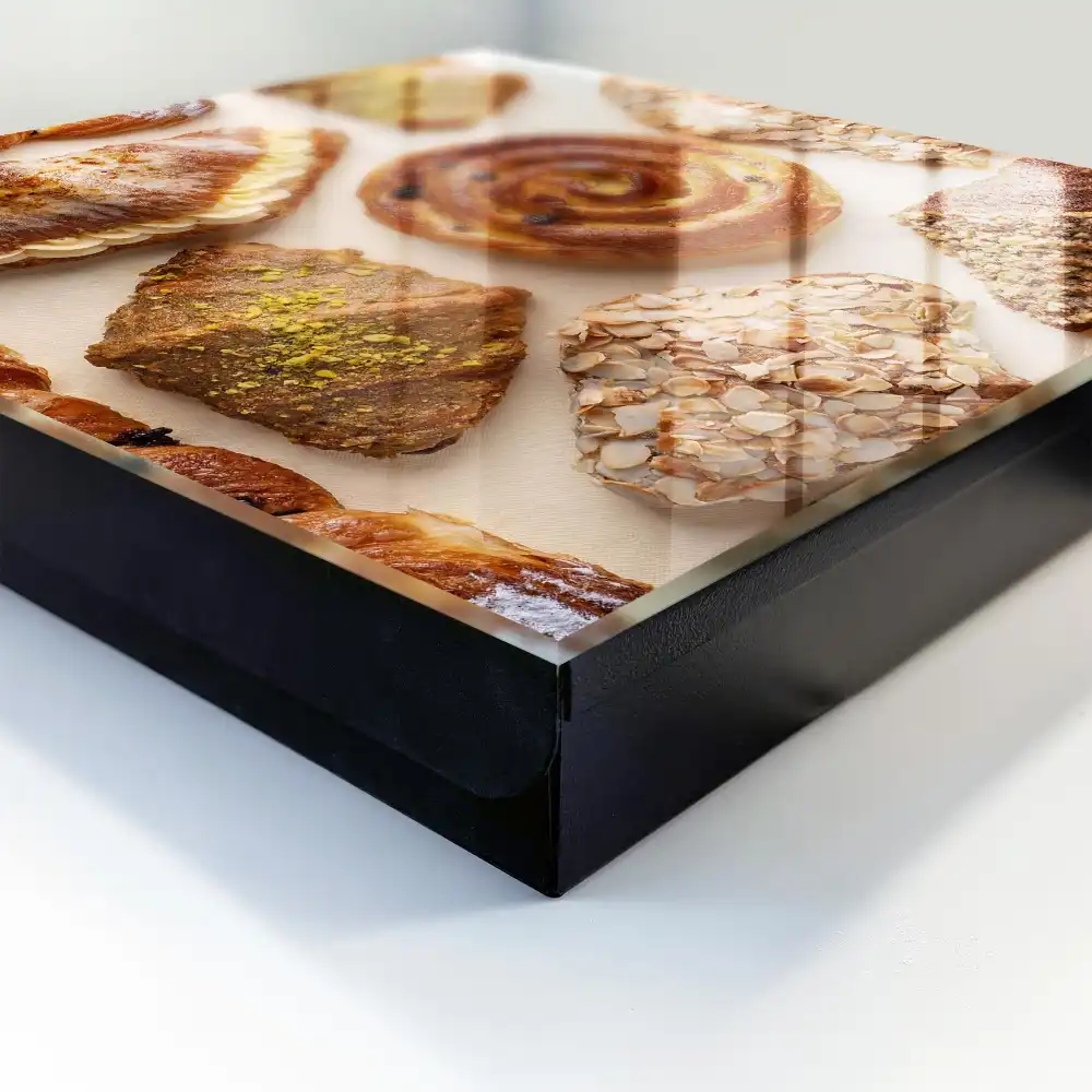 Boîte à clés murale les pâtisseries à la crème et aux amandes sont délicieuses