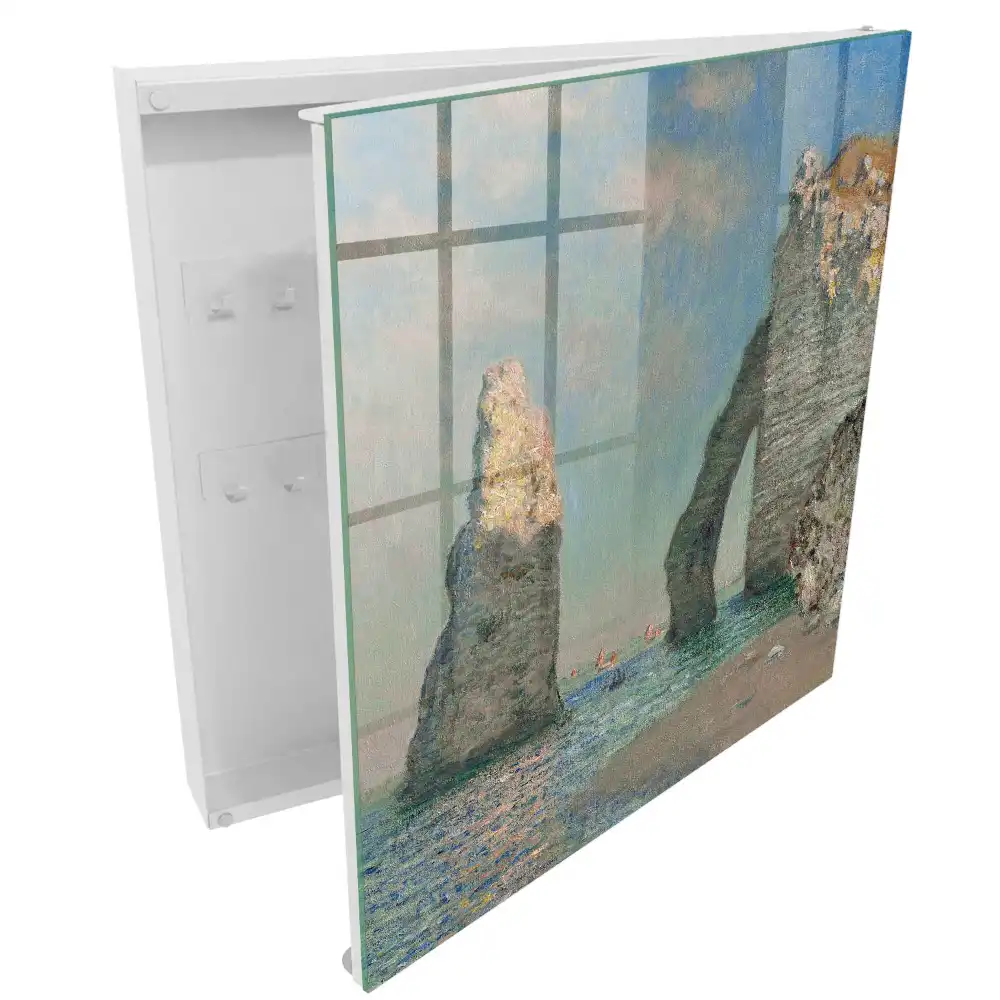 Boîte à clés falaises surplombant une eau azur silence et beauté