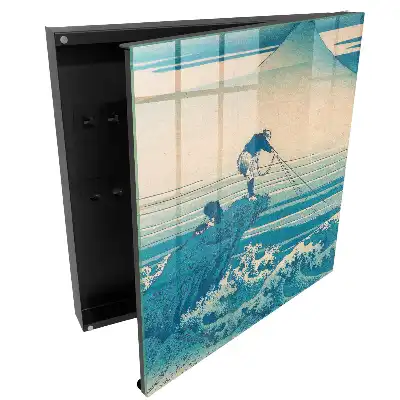 Armoire à clés art traditionnel japonais des pêcheurs