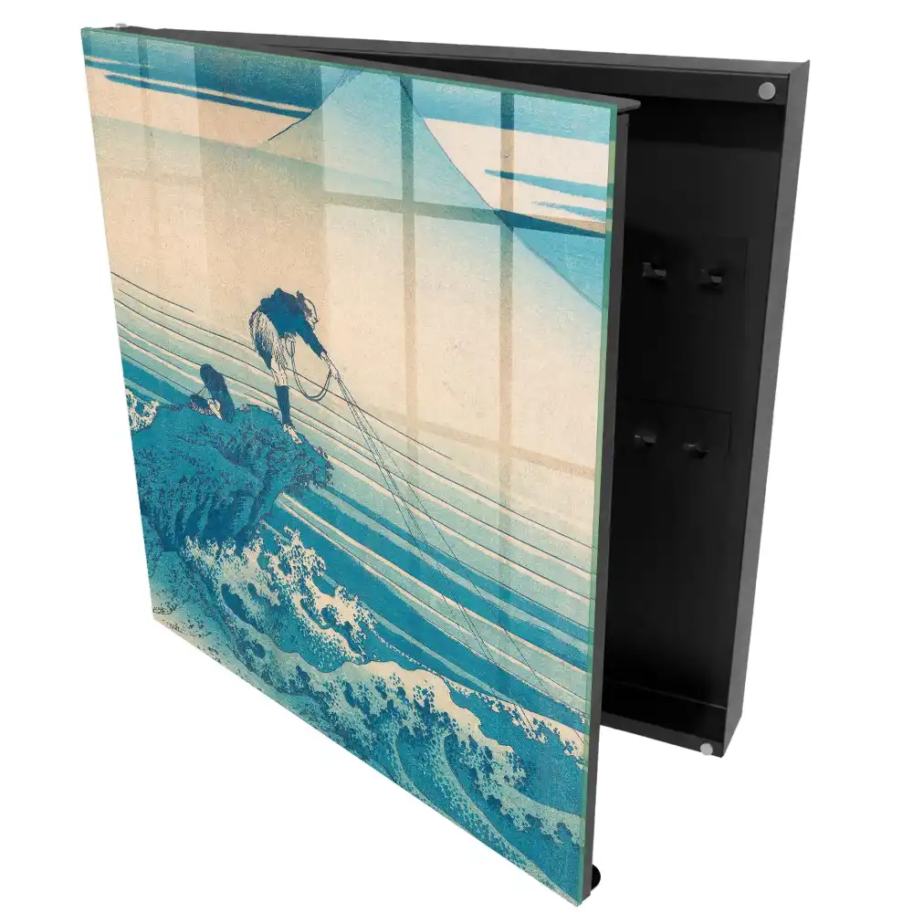 Armoire à clés art traditionnel japonais des pêcheurs
