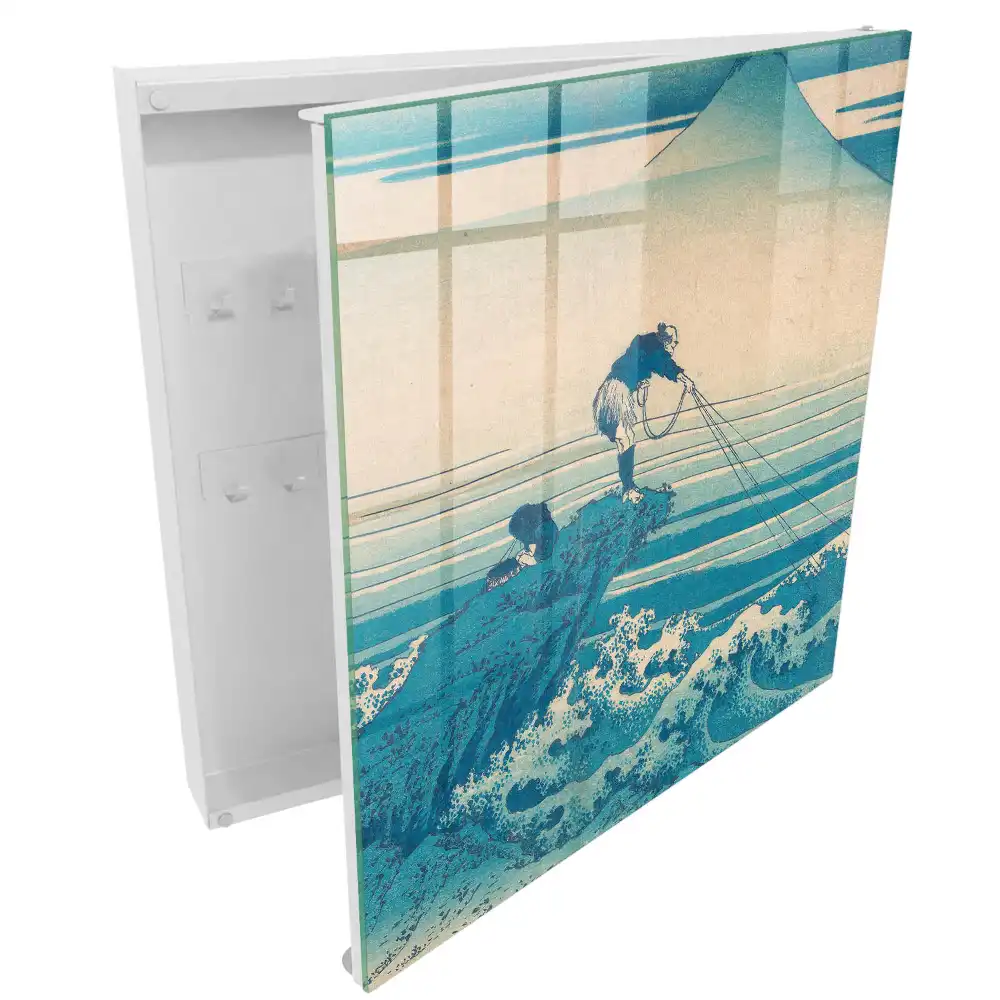 Armoire à clés art traditionnel japonais des pêcheurs