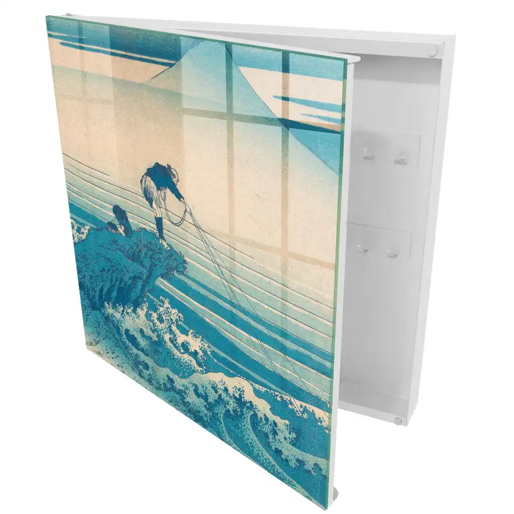 Armoire à clés art traditionnel japonais des pêcheurs