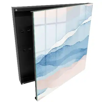 Armoire à clés des vagues pastel apaisantes et calmes