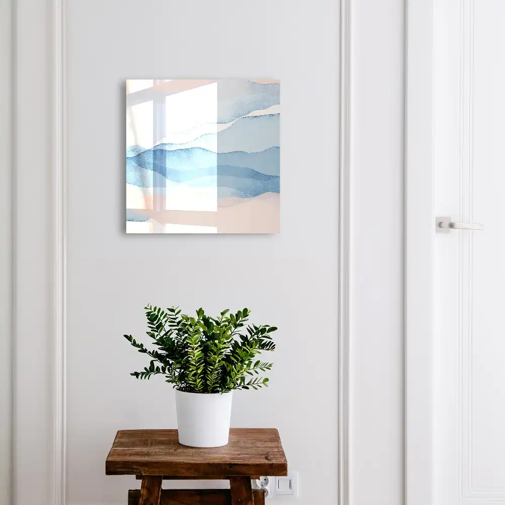 Armoire à clés des vagues pastel apaisantes et calmes