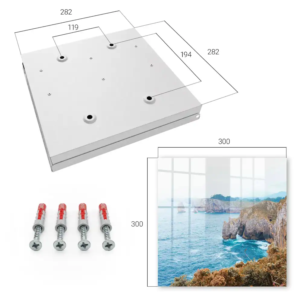 Boîte à clés falaises pittoresques surplombant la mer bleue