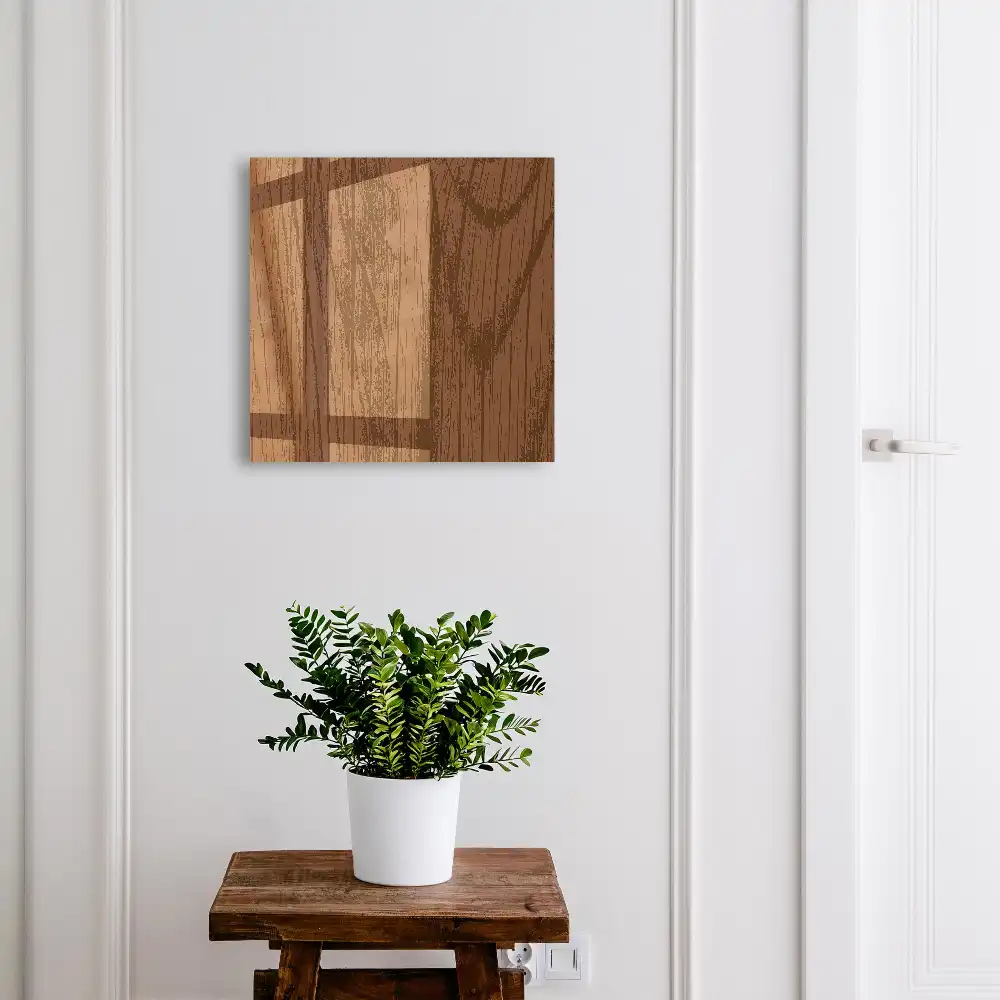 Armoire à clés texture de bois brun sans détails