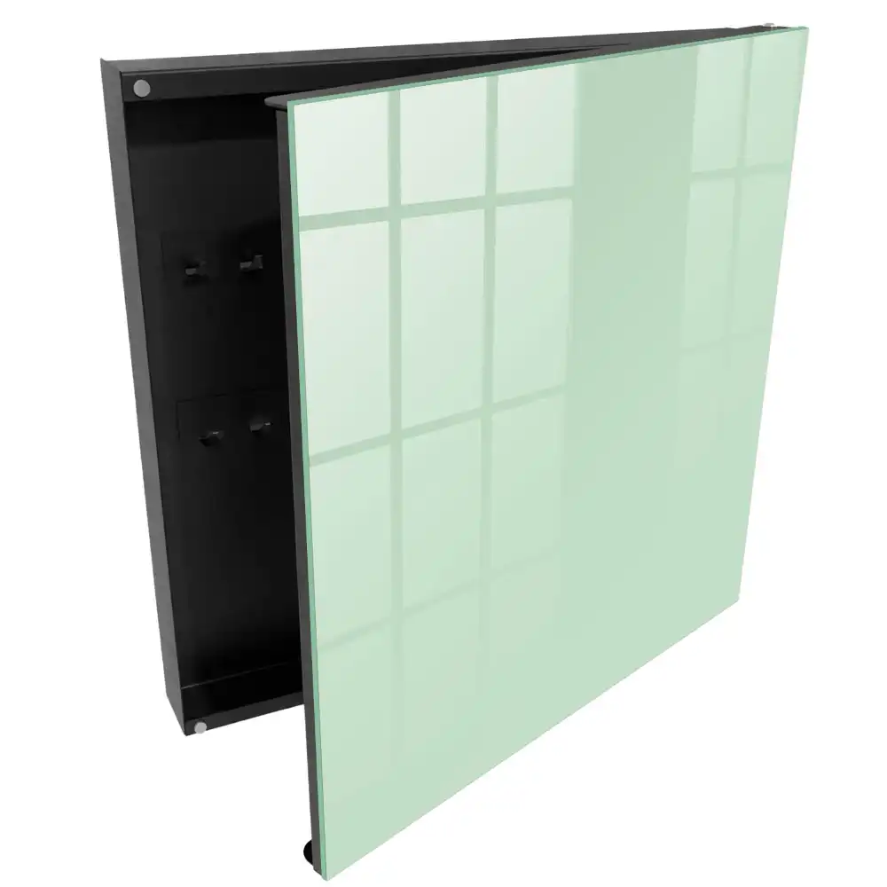 Boîte à clés murale vert pastel délicateté minimalisme légèreté