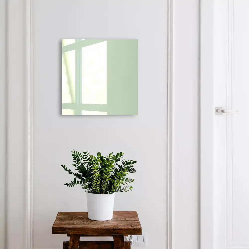 Boîte à clés murale vert pastel délicateté minimalisme légèreté
