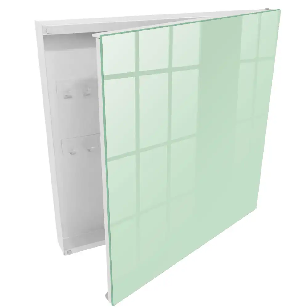 Boîte à clés murale vert pastel délicateté minimalisme légèreté