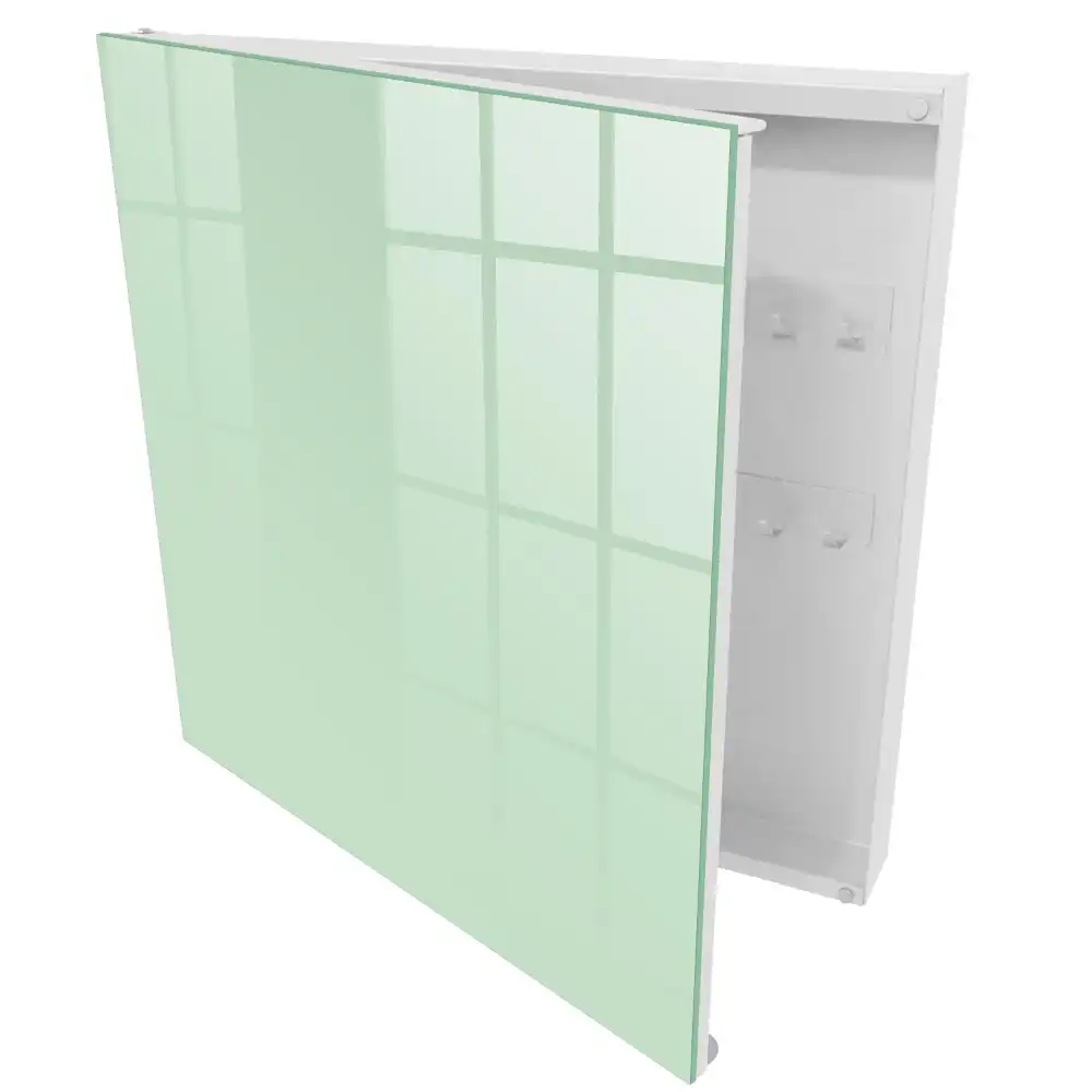 Boîte à clés murale vert pastel délicateté minimalisme légèreté