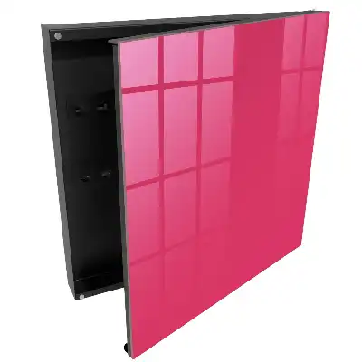 Armoire à clés rose énergique plein de vie élégance pastel