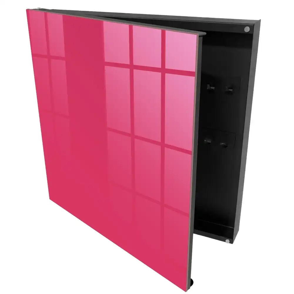 Armoire à clés rose énergique plein de vie élégance pastel