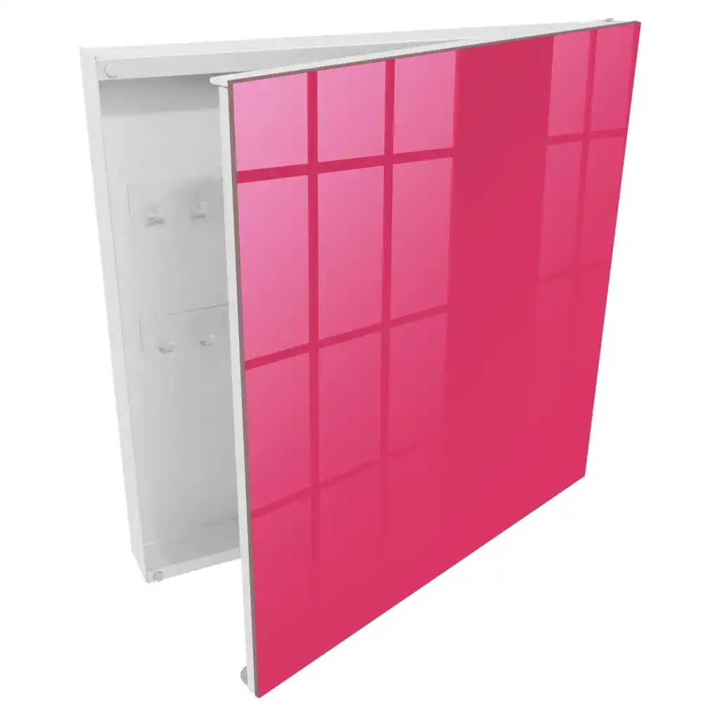 Armoire à clés rose énergique plein de vie élégance pastel