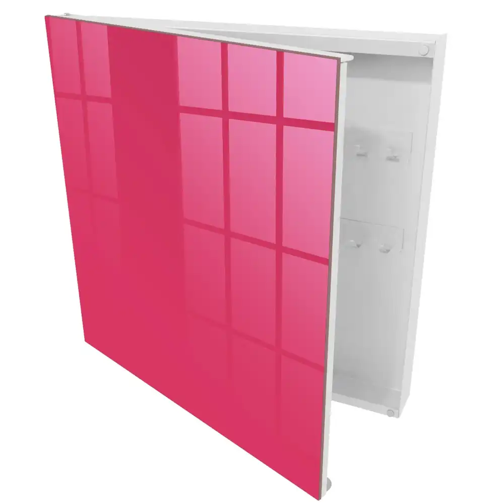Armoire à clés rose énergique plein de vie élégance pastel