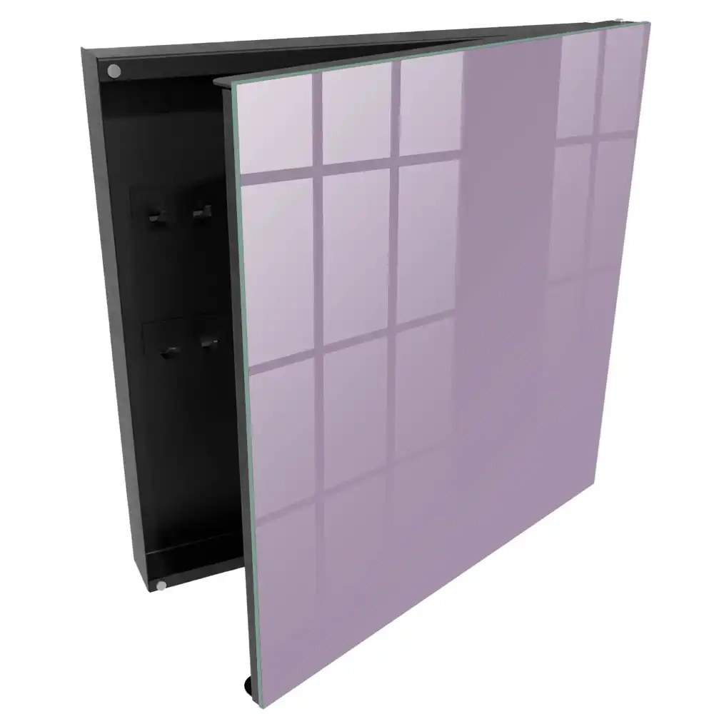 Boîte à clés murale lilas violet calme minimalisme élégance