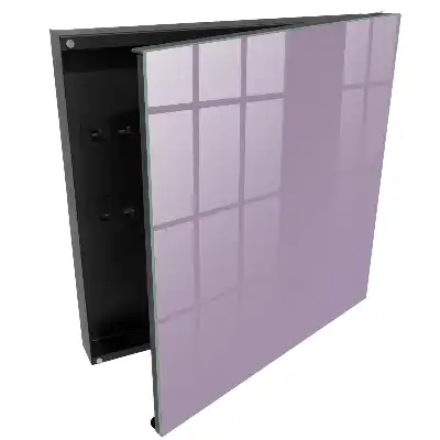 Boîte à clés murale lilas violet calme minimalisme élégance