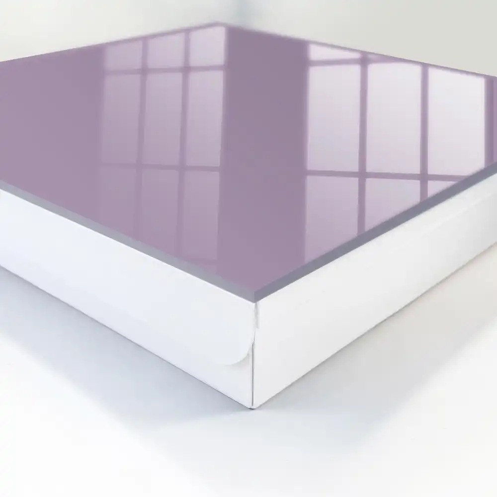 Boîte à clés murale lilas violet calme minimalisme élégance