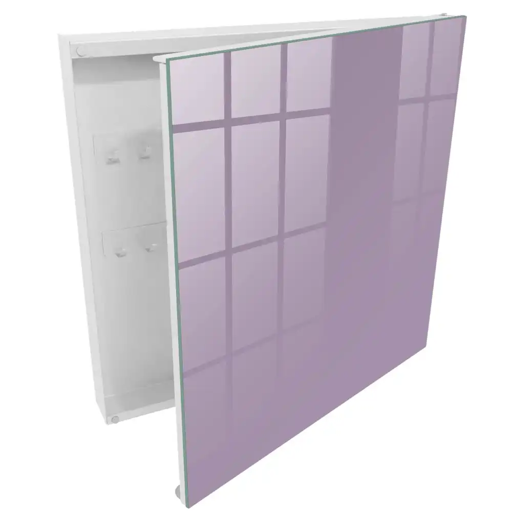 Boîte à clés murale lilas violet calme minimalisme élégance