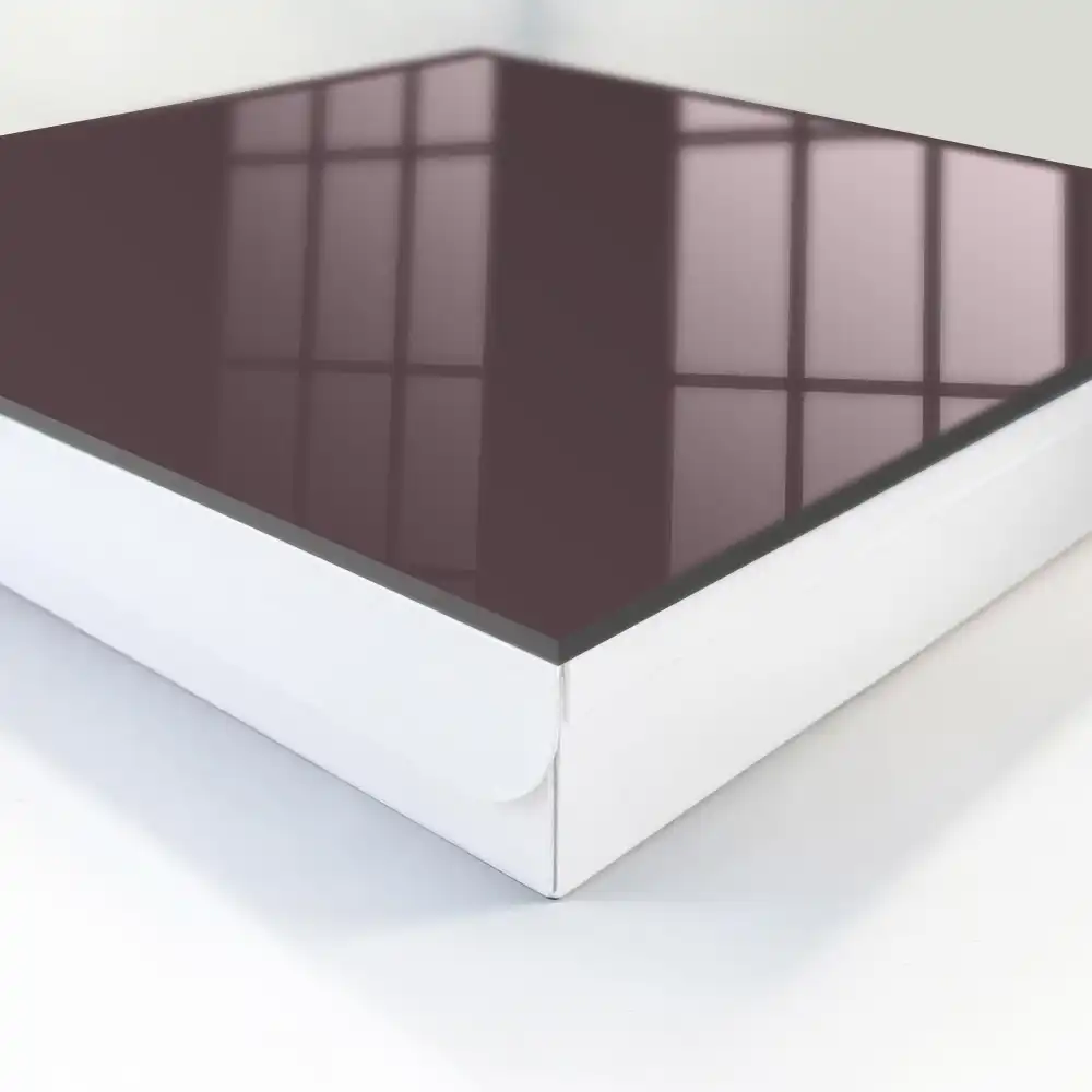 Boîte à clés élégance violet profond géométrie minimaliste