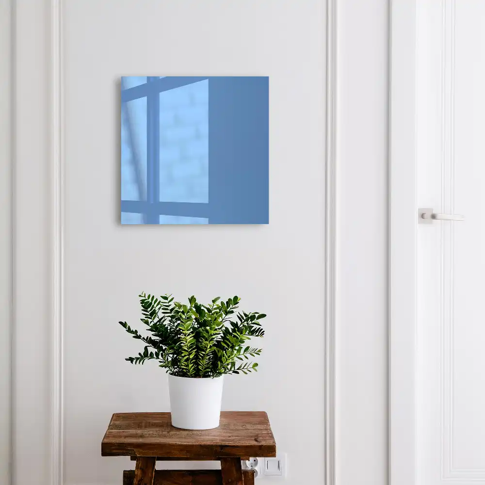 Armoire à clés lisseur bleu uni apaisant